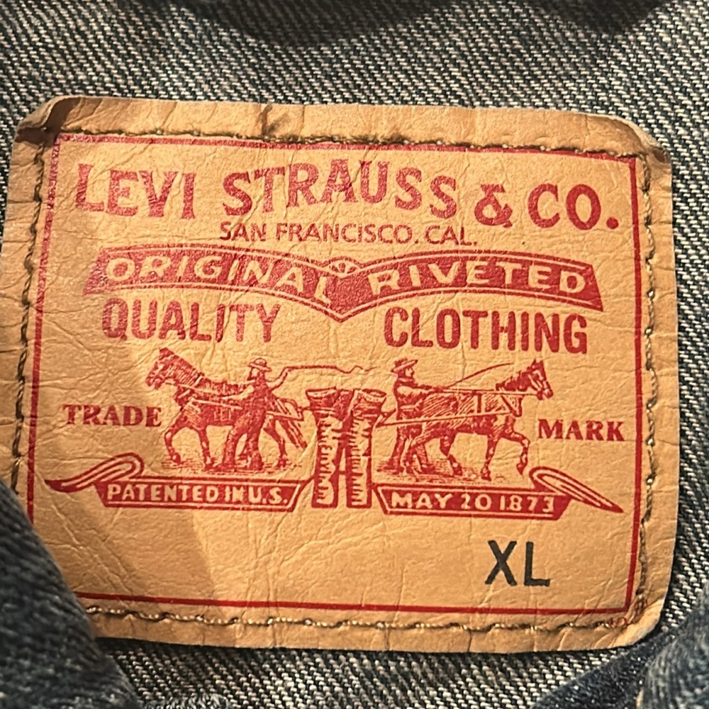Levi's Blue Denim Jacket - Picture 8 of 9